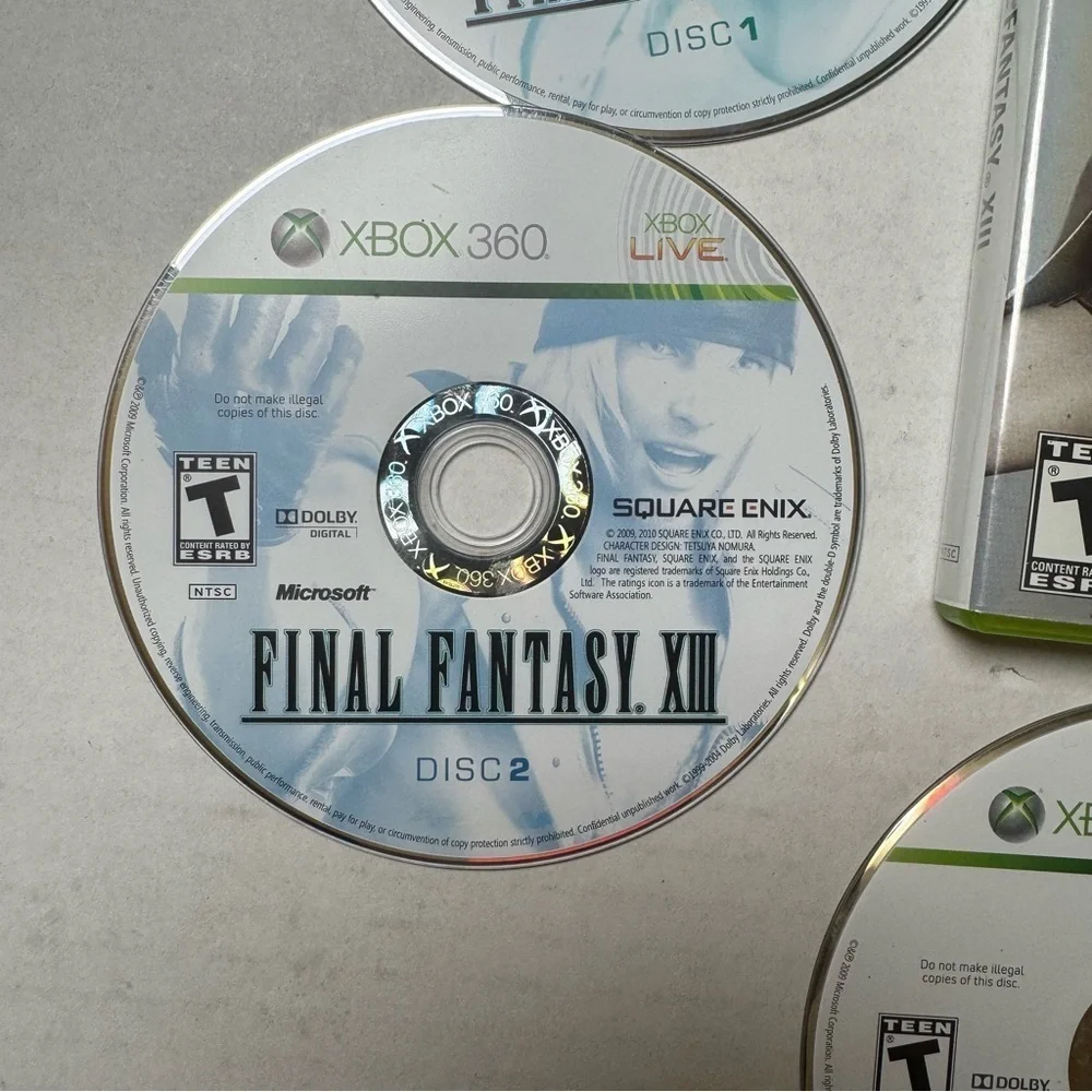 Final Fantasy XIII Microsoft Xbox 360 Square Enix - Complete w/ Manual CIB